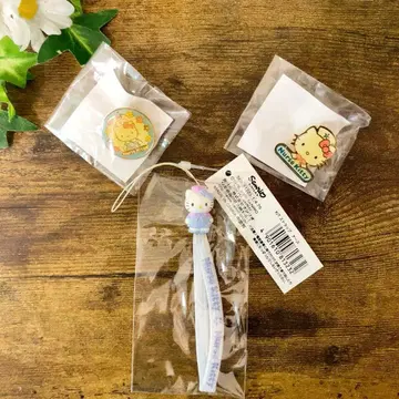 레어 헬로키티 간호사 스트랩 2000년제 핀 배지 3세트