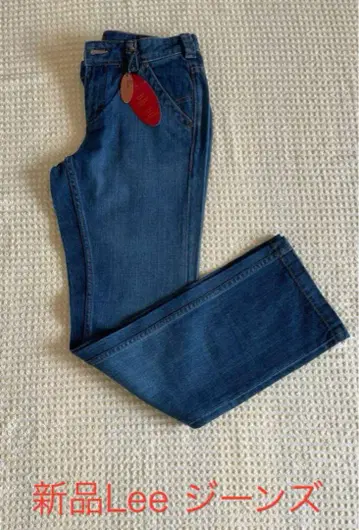 새상품 Lee 남성용 다크 블루 스트레이트 청바지
