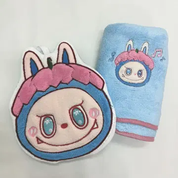 러브브 핸드 타월 2개 세트 스카이블루