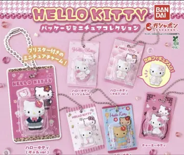 HELLO KITTY 패키지 미니어처 컬렉션 5종 가챠