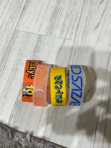 04limted sazabys 러버 밴드 4개 세트