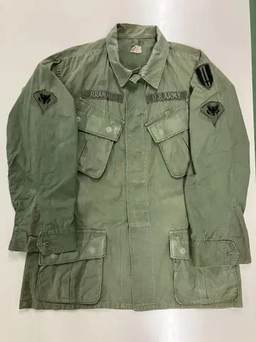 미군 실물 60년대 3rd 정글 퍼티그 4th 풀 패치 사양