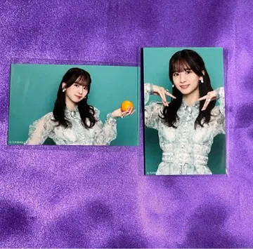 스가와라 사츠키 네이블 오렌지 미니 브로마이드 2장
