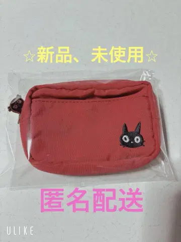 마녀 배달부 키키 지지 빨간색 리본 시리즈 미니 파우치