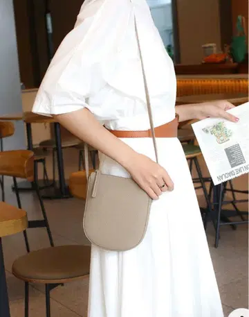 미니 숄더백 천연 가죽