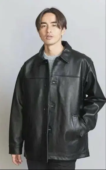 BEAUTY&YOUTH 별주 Schott CAR COAT OVY 레어 S