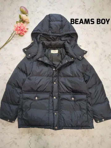 BEAMS BOY 빔즈 보이 다운 자켓 네이비