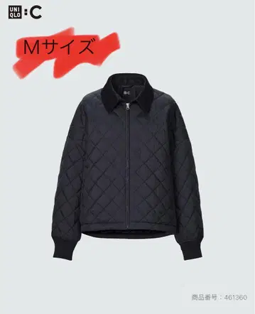 UNIQLO C 유니클로C 퍼프 테크 블루종 블랙 M 사이즈