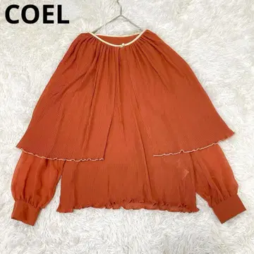 새상품급 COEL 플리츠 블라우스