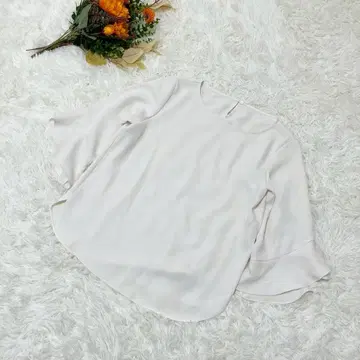 ANAYI 블라우스 플레어 슬리브 일본제 페미닌 깔끔 캐주얼