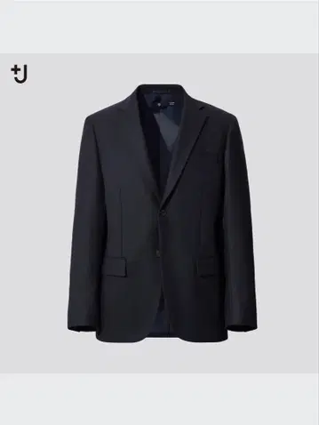 +J 울 테일러드 자켓 네이비 M
