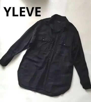 [ 새상품급 ] YLEVE 이레이브 레이온린넨 셔츠 2 넉넉한 블랙