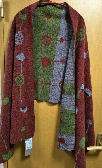 Fuga Fuga 사토 섬유 리버서블 스톨 택 포함 새상품