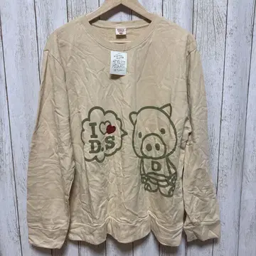 미사용 새상품 택 포함 drug store's 베이지 트레이닝복