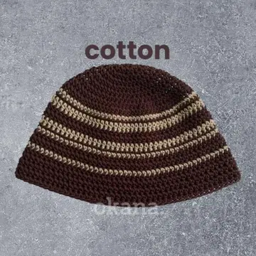 brown71 크러셔 모자 핸드메이드 크로셰 모자 비니 햇