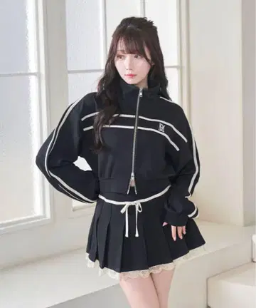로제뮤 line jersey skirt set 로제뮤즈