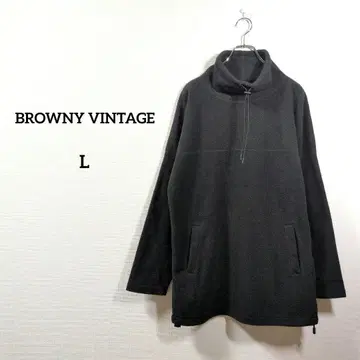 BROWNY VINTAGE 보아 풀오버 블랙 L
