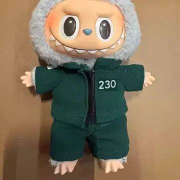 새상품 라부부 labubu 230 타노스 옷 갈아입기 오징어 게임