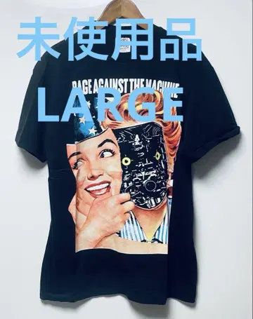 미사용품 RAGE AGAINST THE MACHINE S/S 티셔츠