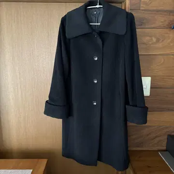 DHC 블랙 롱 코트