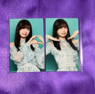 이오키 마오 네이블 오렌지 미니 브로마이드 2장