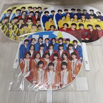 소년 닌자 집합 점보 부채 5장 세트