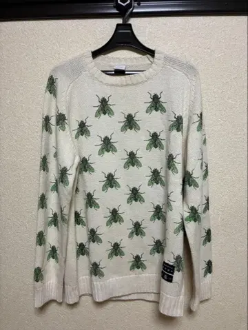 dropdead 드롭데드 총무늬 니트 파리 무늬 미사용품 size s