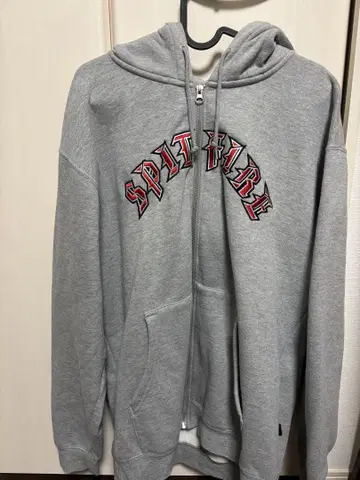 SPITFIRE 그레이 집업 후드티