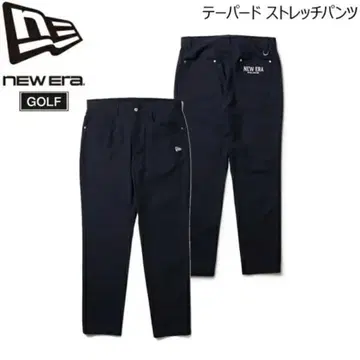 [ 미사용 새상품 ] NEW ERA 테이퍼드 스트레치 팬츠 블랙 골프