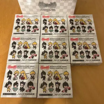 MADOGATARi전 모노가타리 시리즈 트레이딩 러버 스트랩 vol.2