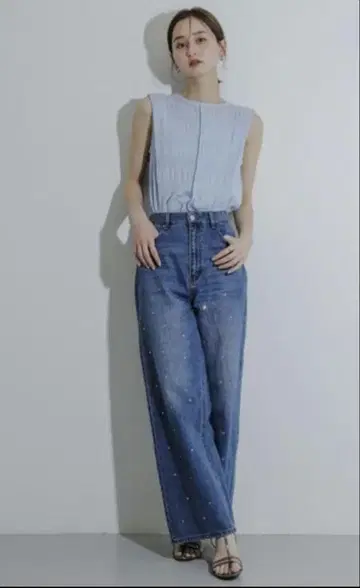 센스 오브 플레이스 어반 리서치 큐빅 와이드 데님