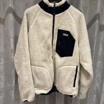 화이트 x 네이비 보아 자켓 California Who.a.u 커플룩