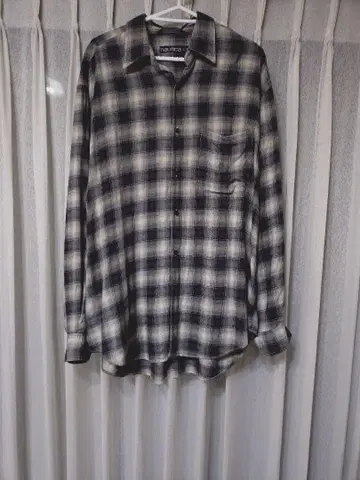 90s NAUTICA USA 레이온 옴브레 체크 셔츠
