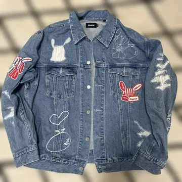 XLARGE 데님 자켓 콜라보 데님 자켓 남성용 XL
