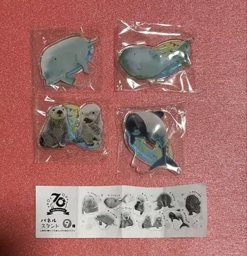 도바 수족관 70주년 기념 패널 스탠드 아크릴 스탠드 랏코 듀공 돌고래