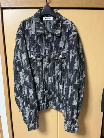 Parasona 데미지 가공 데님 자켓