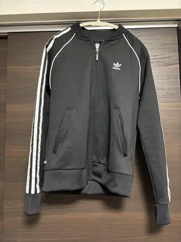 adidas 블랙 집업 저지