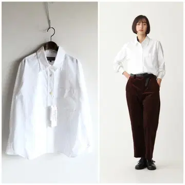 23년 새상품 마가렛호웰 PLAIN COTTON 2 플레인 셔츠