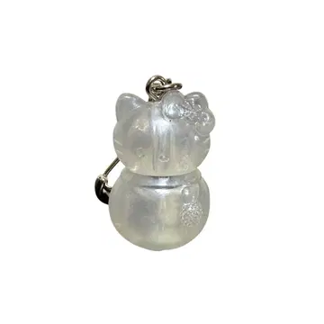 산리오 헬로키티 레트로 레어 클리어 키티 키링