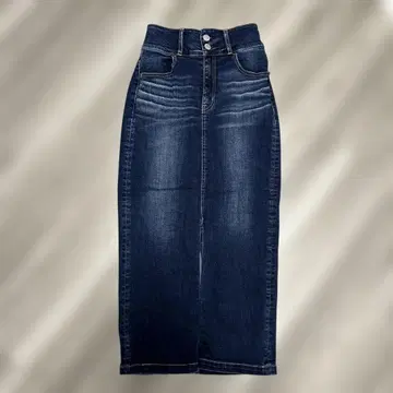 다크 블루 데님 타이트 스커트 AZUL S
