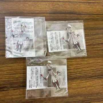 해즈빈 호텔에 오신 것을 환영합니다 스탠드 포함 아크릴 플레이트 루시퍼