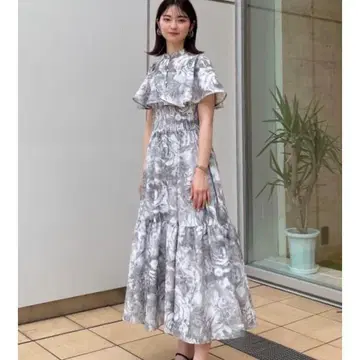 rienda 플라워 프린트 원피스 S