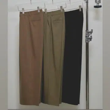 todayful Twill Wide Trusers 트라우저
