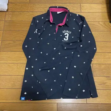 adidas 여성용 피케 셔츠 M 네이비