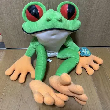 레인포레스트 카페 차차 개구리 봉제 인형