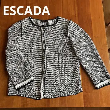 새상품급 ESCADA 가디건 노카라 자켓