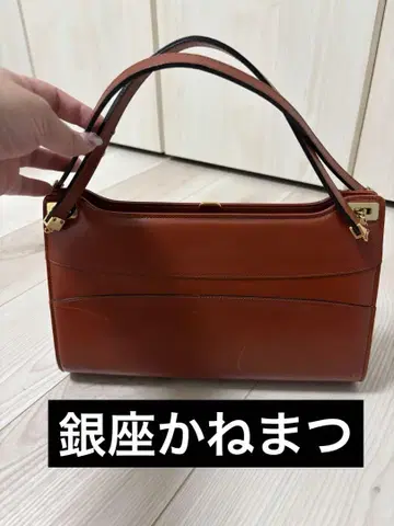 카네마츠 가죽 핸드백
