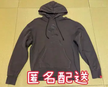 LOOPWHEELER x BEAMS 미키마우스 후드티 차콜 그레이