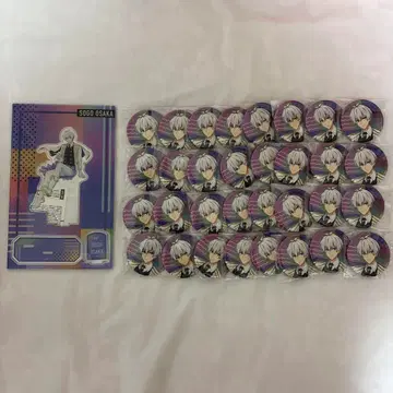 오오사카 소고 8주년 캔뱃지 32개 아크릴 스탠드