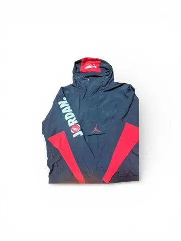 Jordan 후드 부착 나일론 자켓 네이비/레드